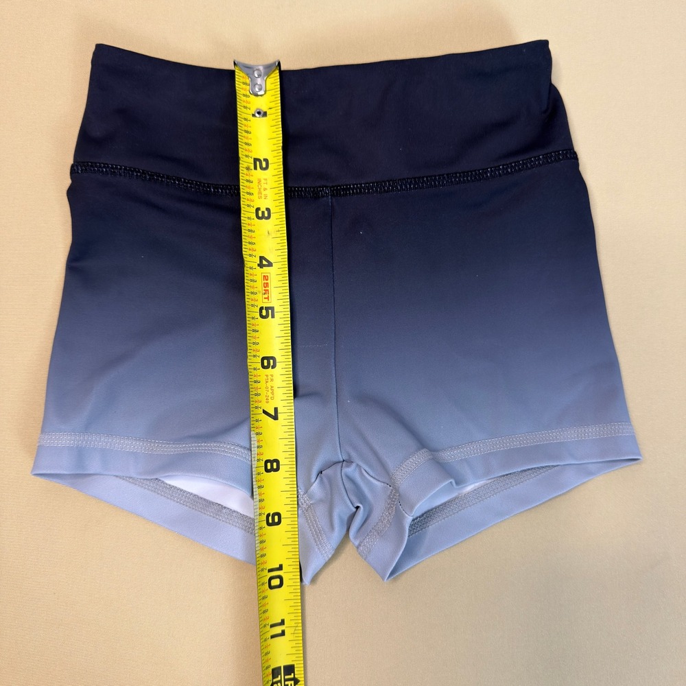 Balera Ombre Dance Shorts Girls SC Small Child Black Grey White Booty Gymnastics - Picture 4 of 6